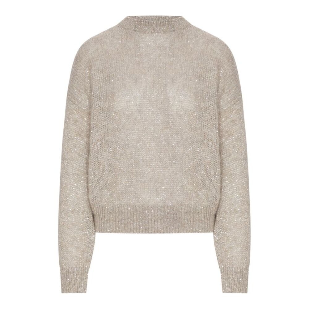 Brunello Cucinelli Women Lurex Yarn Sweater With Sequins